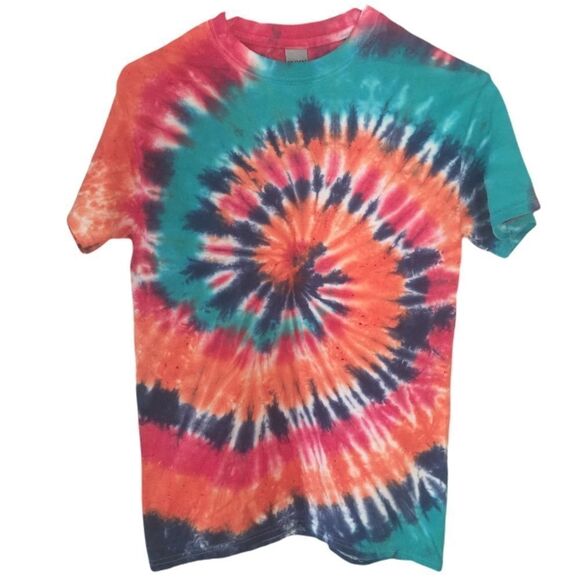 Custom handmade tie dye tee shirt size small NEW never worn - Picture 1 of 6